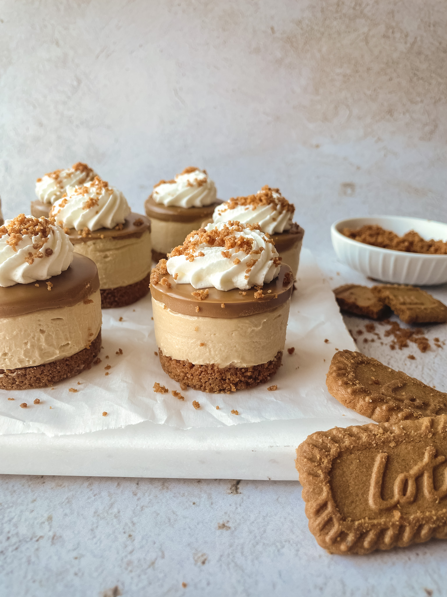 Lotus Biscoff Mini Cheesecake